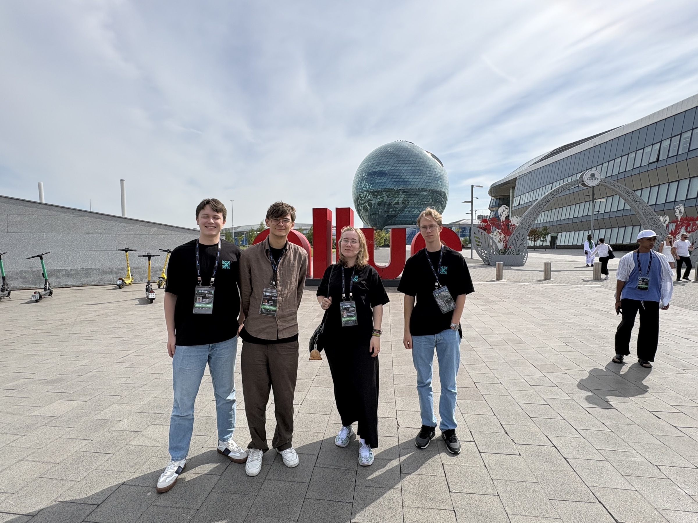 The Norwegian team at IOAI 2026 in Astana