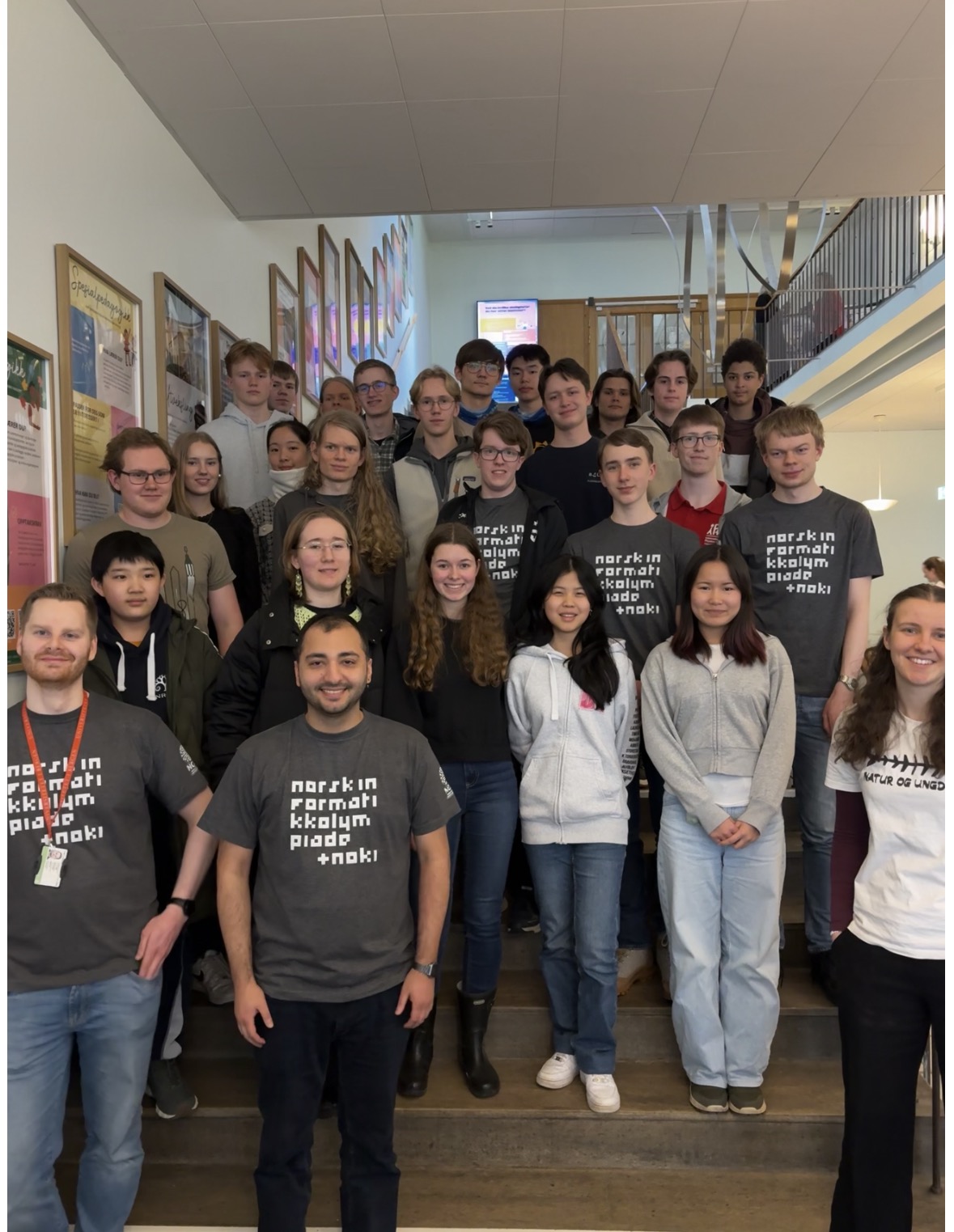 Students at the NOKI 2026 final in Bergen